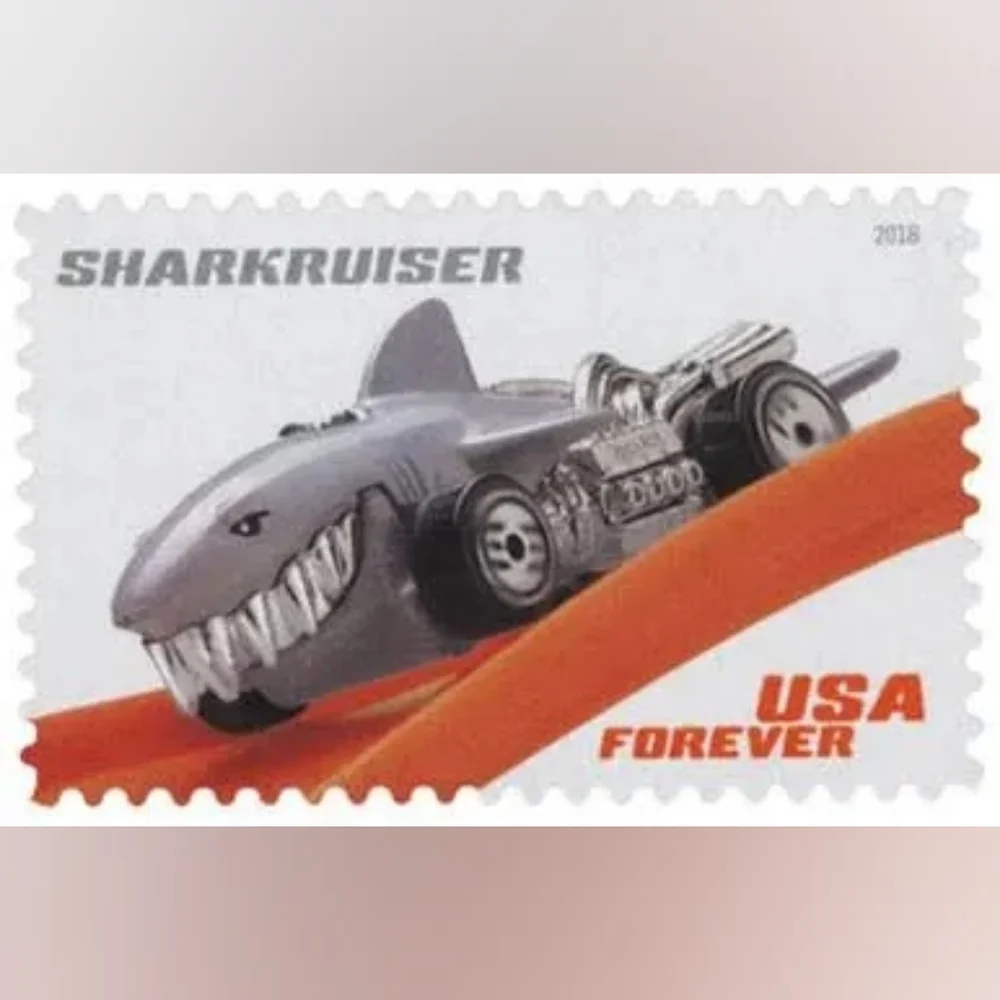 100 USPS Forever Stamps‎ Hot Wheels 50th Anniversary Toy Cars Mattel Collectible